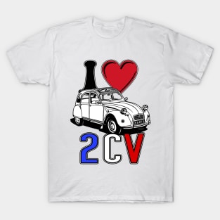 I Love 2CV T-Shirt